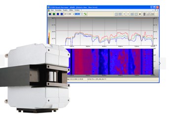 RAY雷泰應用于石膏板生產(chǎn)工藝中溫度監(jiān)測的紅外掃描熱成像系統(tǒng)TIP450