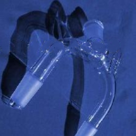 玻璃儀器,實驗室設備,實驗室儀器,二路真空接受管（燕尾）