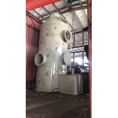 PP水噴淋塔降溫除塵設備制造商廠家誠信經營湫鴻環保