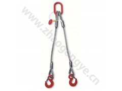 找工業平臺 多來勁雙腿鋼絲繩索具配眼型吊鉤