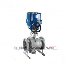 進口防爆電動固定法蘭球閥-德國進口電動高溫高壓硬密封固定球閥