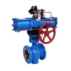 雙作用氣動v型球閥作用 雙作用氣動v型球閥工作原理