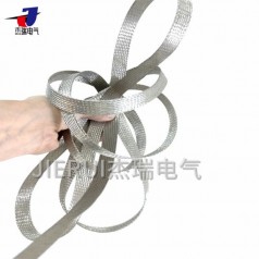 廠家定制鍍錫銅編織線 伸縮銅編織屏蔽網套