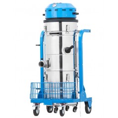 不銹鋼桶身，美觀、輕便、堅(jiān)固耐用工業(yè)吸塵器