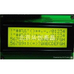 北京華創批發零售1602大字符黃綠液晶屏生產廠