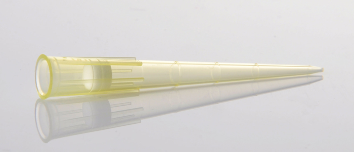 1-200ul濾芯吸嘴，黃色，帶刻度，盒裝滅菌，科進(jìn)/KIRGEN