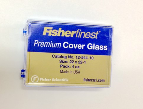 Fisher飛世爾 進口 蓋玻片 方形蓋玻片 22x22mm 預清潔12-544-10