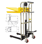 國(guó)產(chǎn)PS系列行李堆高車|手動(dòng)液壓堆高車特點(diǎn)|平板輕型堆高車技術(shù)參數(shù)